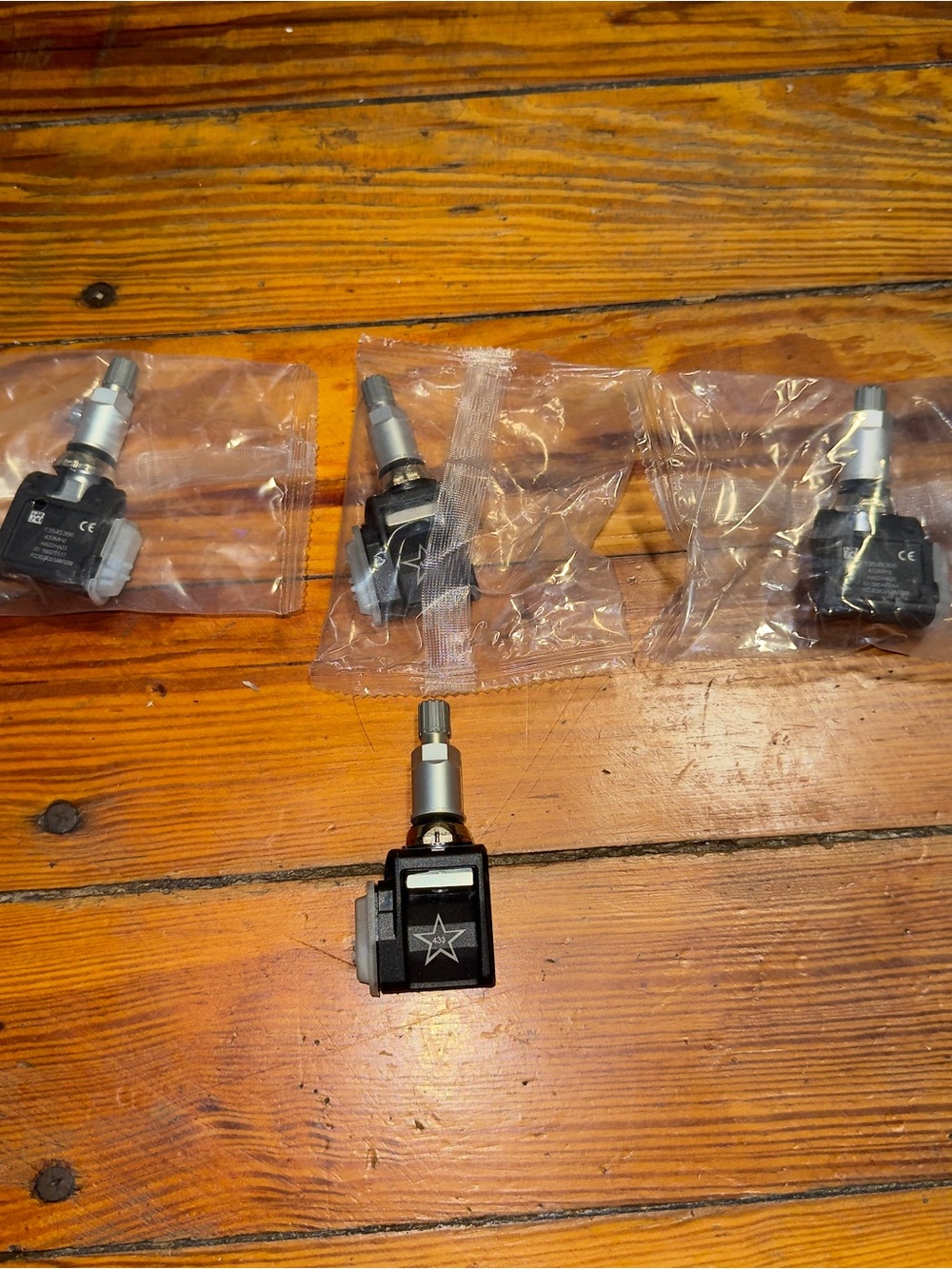 Unbranded Black Tire Pressure Monitoring Sensor (TPMS) - Black